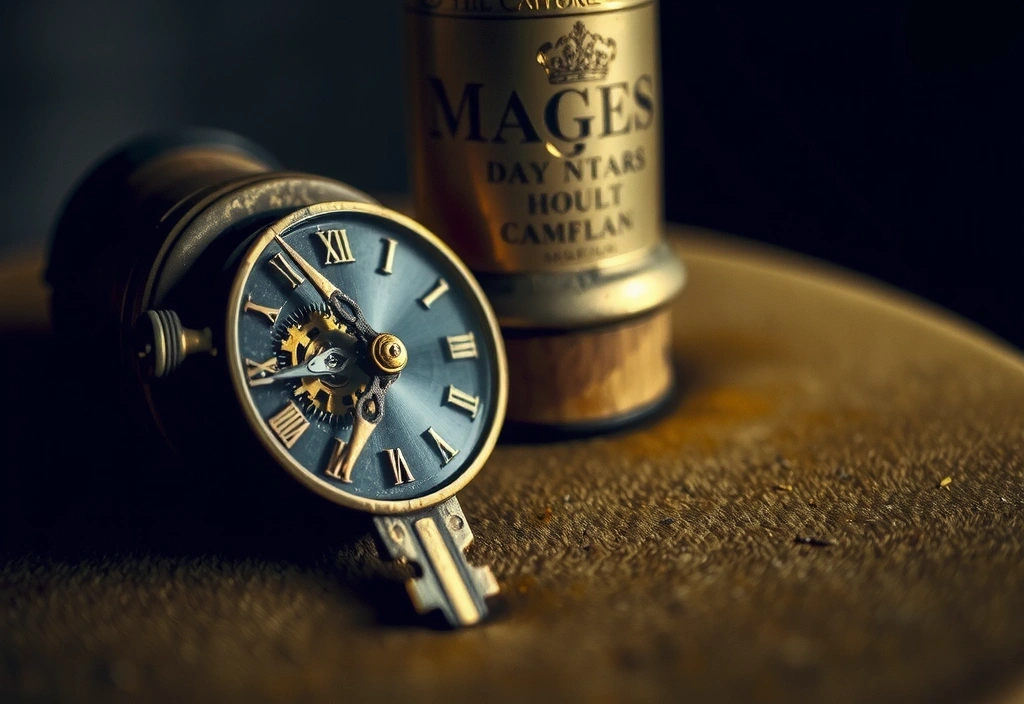 Copper and Key Visual Concept